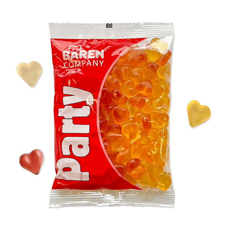 Fruchtgummi Proseccoherzen