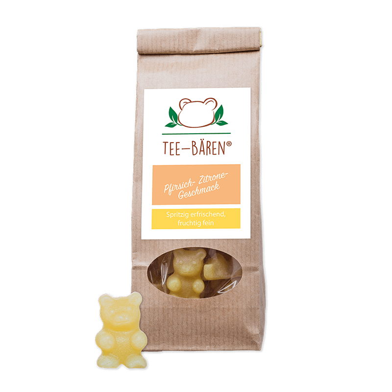 Tee-Bären Pfirsich Zitrone 100g
