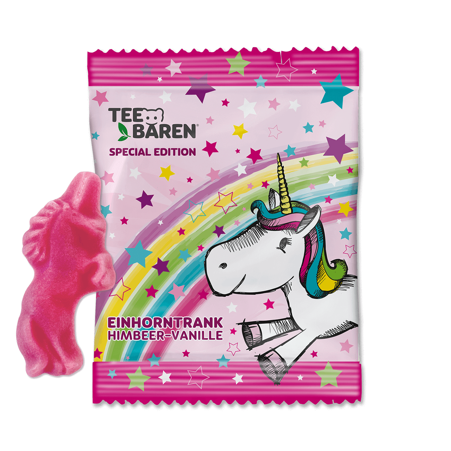 Tee-Bären Himbeere Vanille 100g