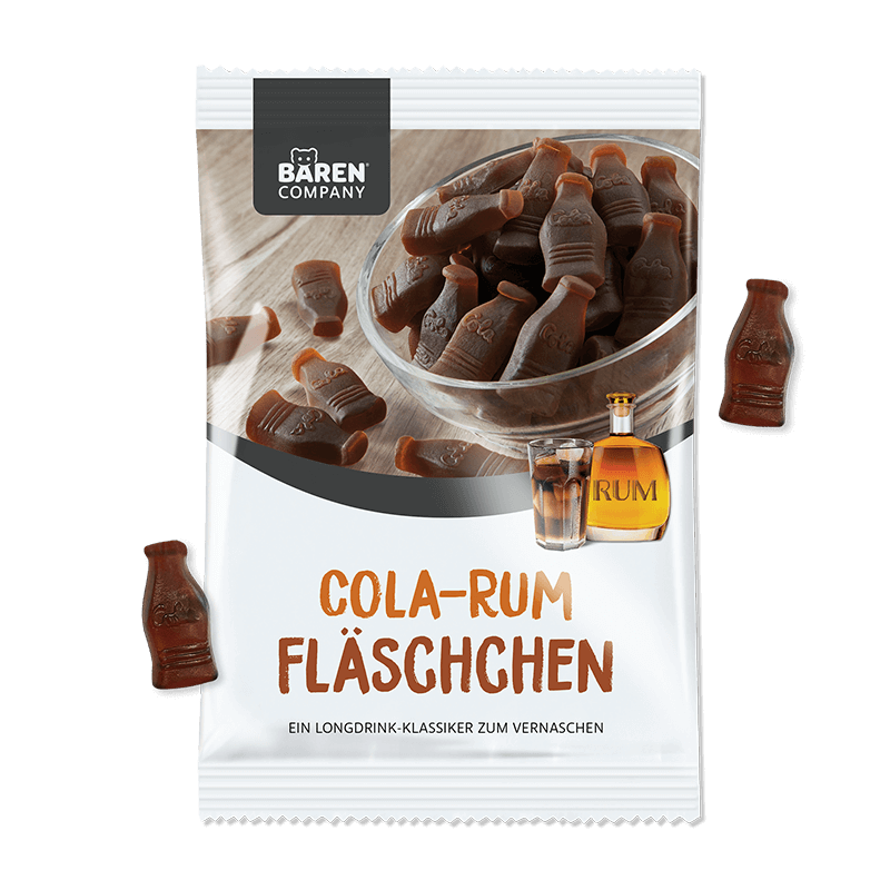 Cola-Rum Fläschchen Fruchtgummi