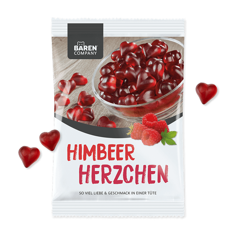Himbeer Herzchen Fruchtgummi