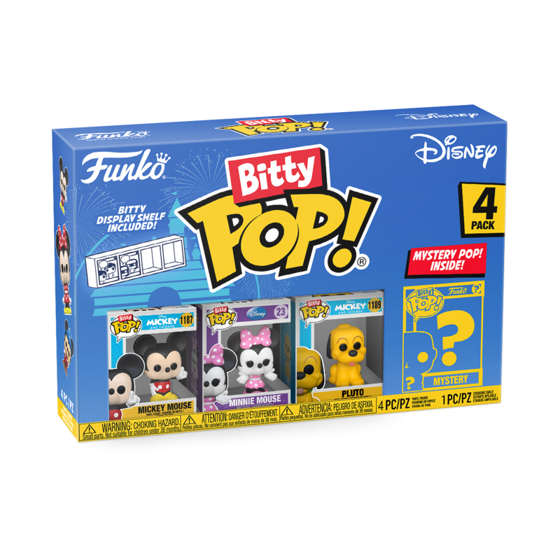 Bitty POP!: Mickey 4-Pack Series 1 - Mickey & Friends