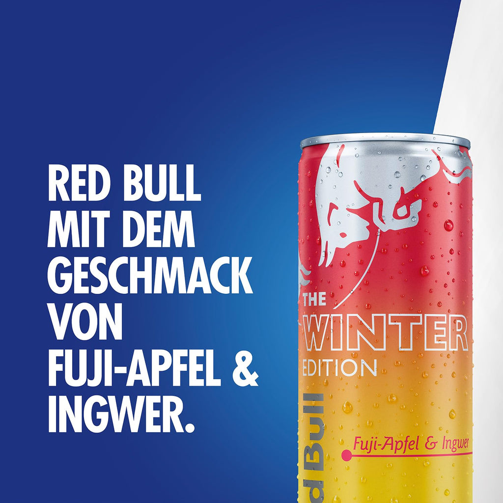 Red Bull Winter Edition Fuji-Apfel & Ingwer 250ml | Energy Drink