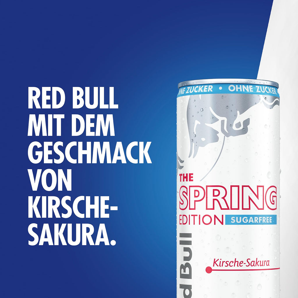 🌸 Red Bull Sakura Kirsch Sugarfree Edition – 250 ml