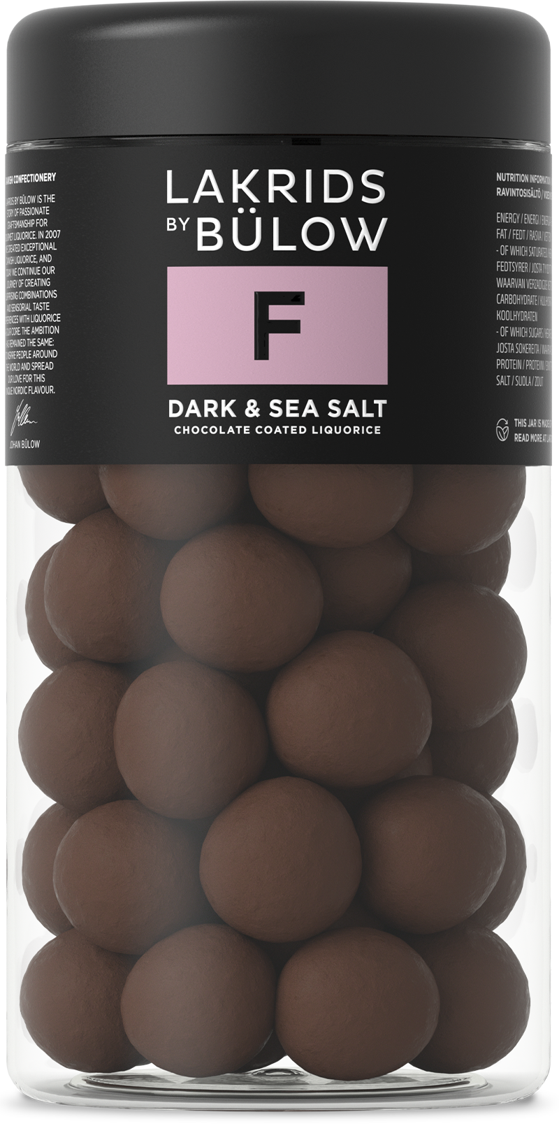 F - DARK & SEA SALT - LAKRITZ