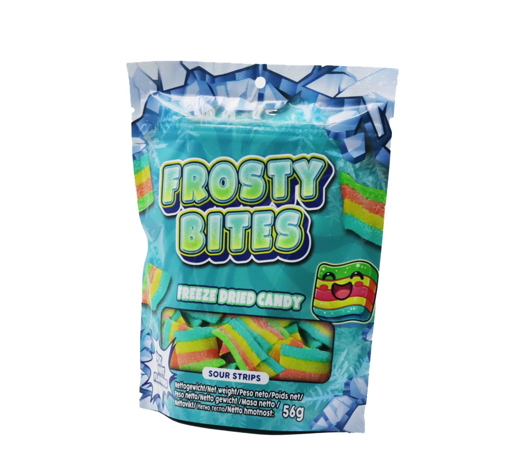 Frosty Bites Freeze Dried Candy Sour Strips