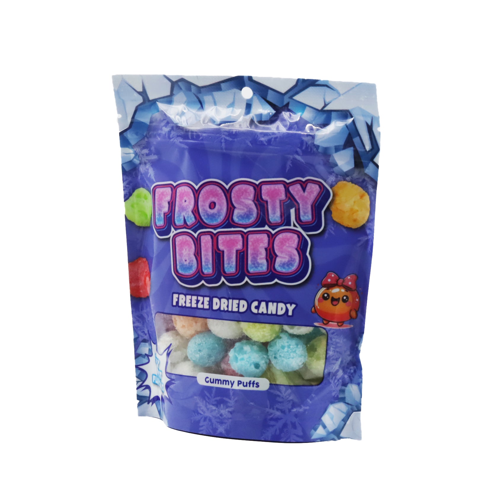 Frosty Bites Freeze Dried Candy Gummy Puffs