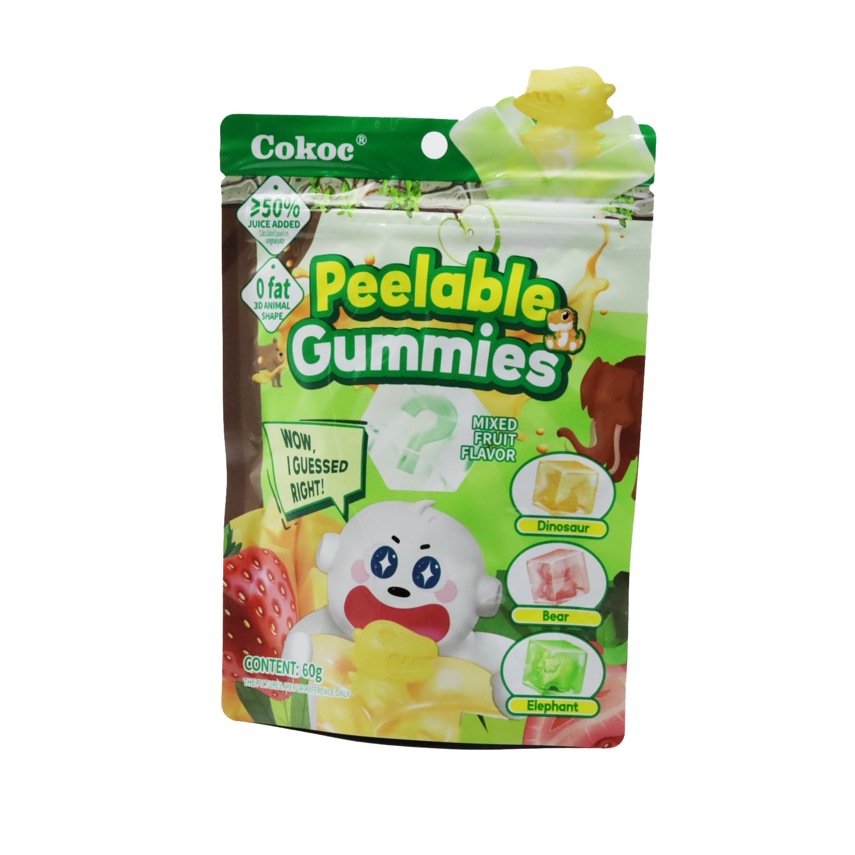 Cokoc Peelable Gummies Mixed Fruit