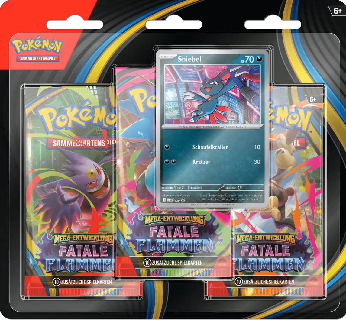 PKM 3-Pack Blister Fatale Flammen