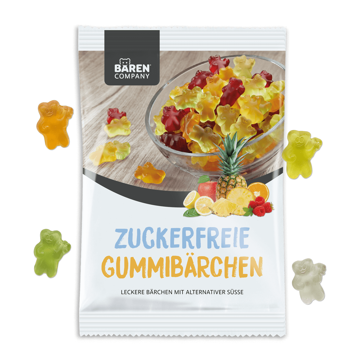 Zuckerfreie Gummibären 150g