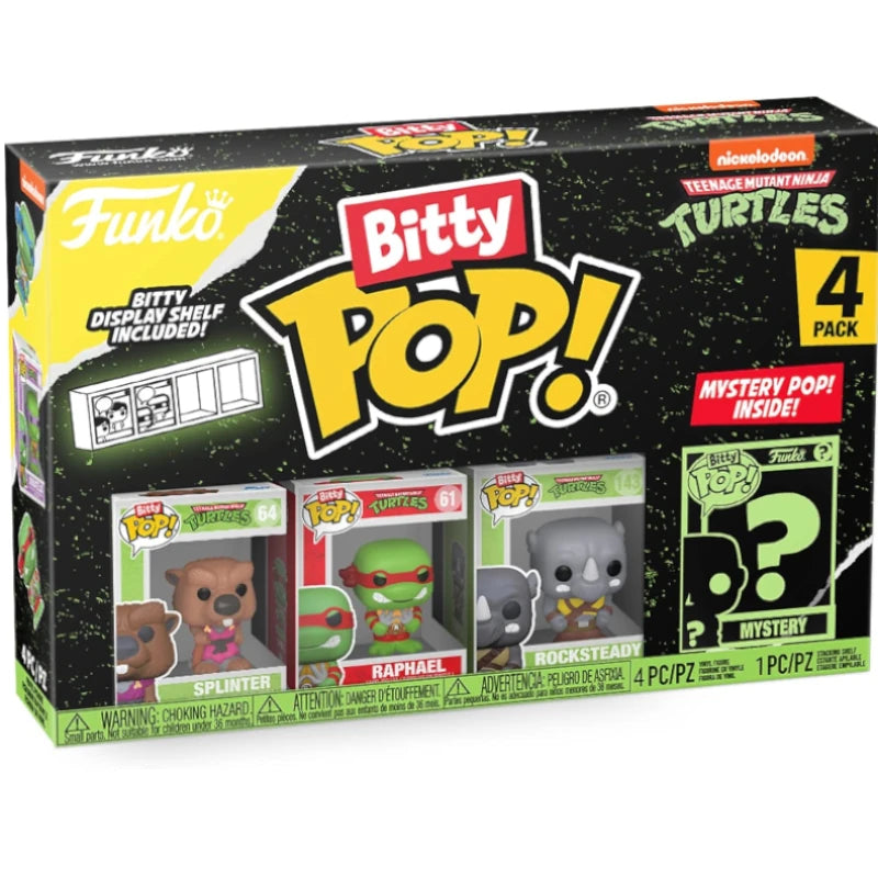 Bitty POP!: Teenage Mutant Ninja Turtles 4PK