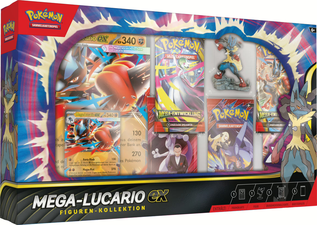 PKM Mega-Lucario Figuren-Kollektion