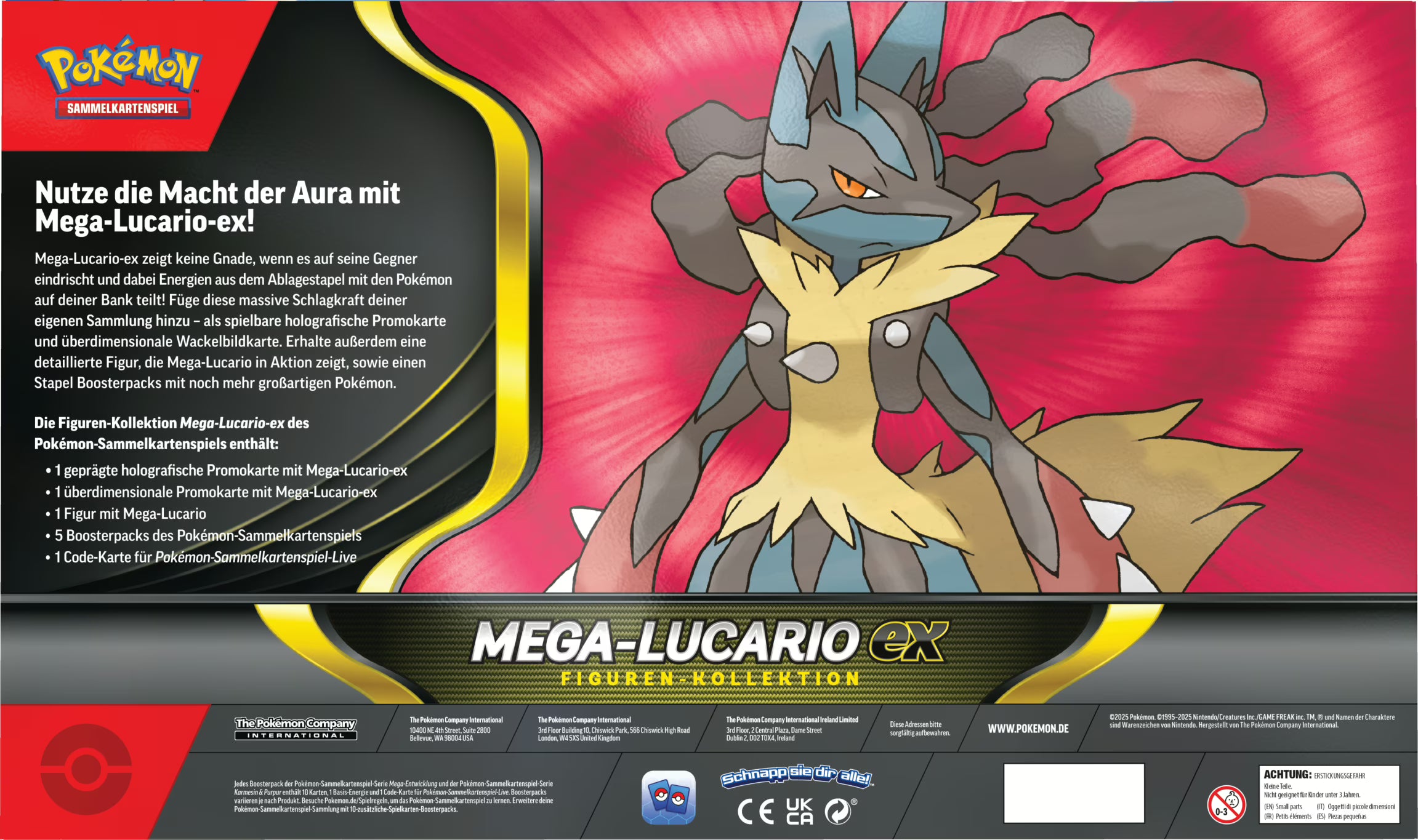 PKM Mega-Lucario Figuren-Kollektion