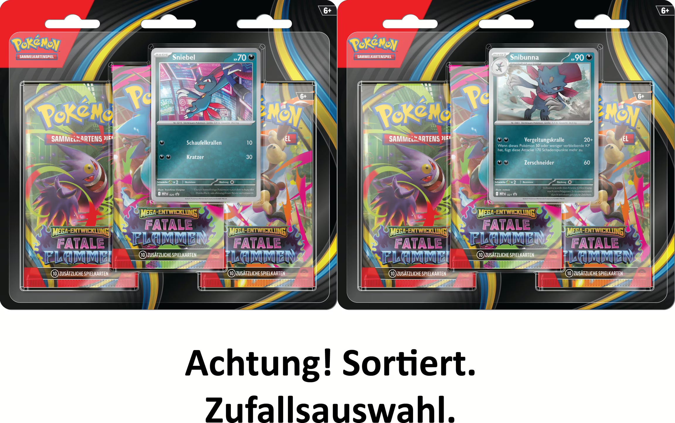 PKM 3-Pack Blister Fatale Flammen