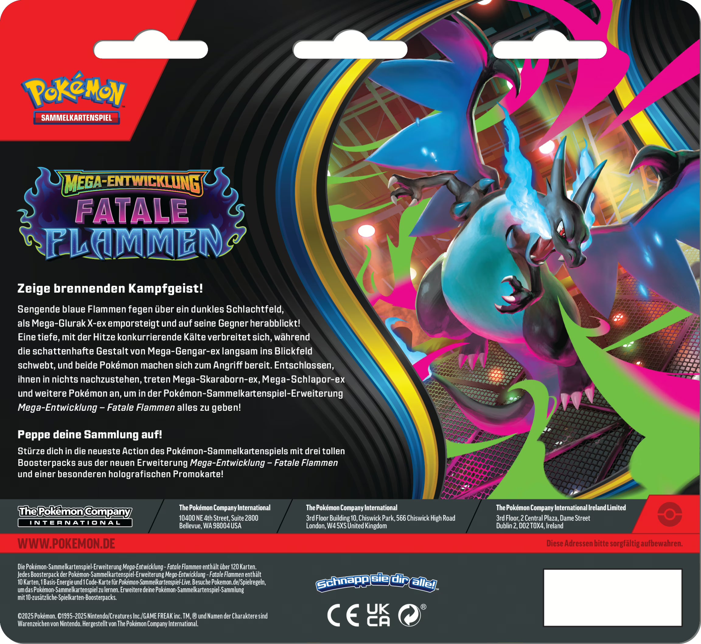 PKM 3-Pack Blister Fatale Flammen