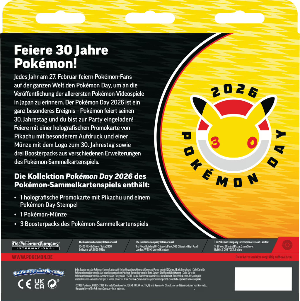 Pokémon Day 2026 Kollektion (EVT 30. Januar 2026)