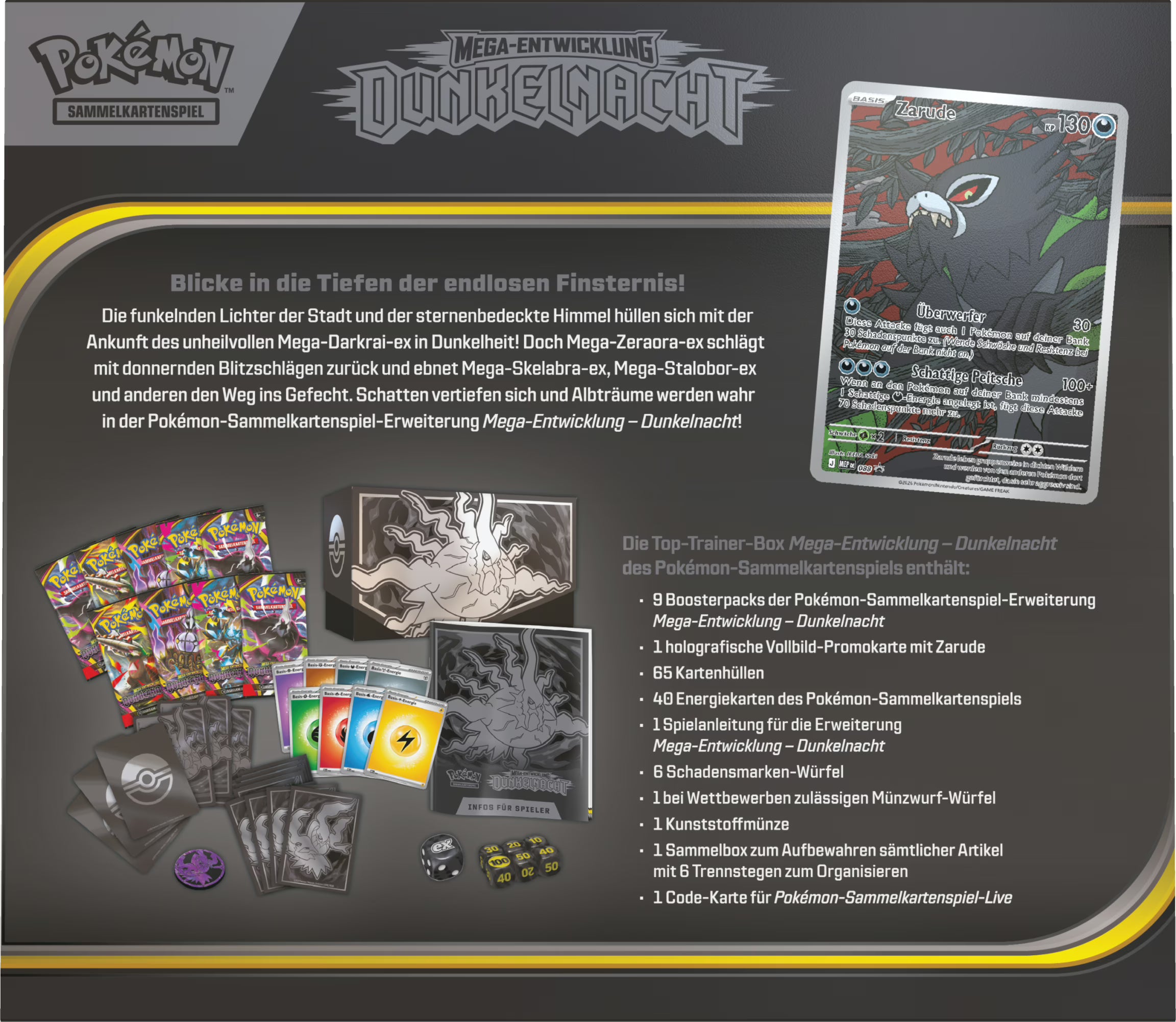 PKM ME05 Top-Trainer-Box Dunkelnacht (EVT 17. Juli 2026)