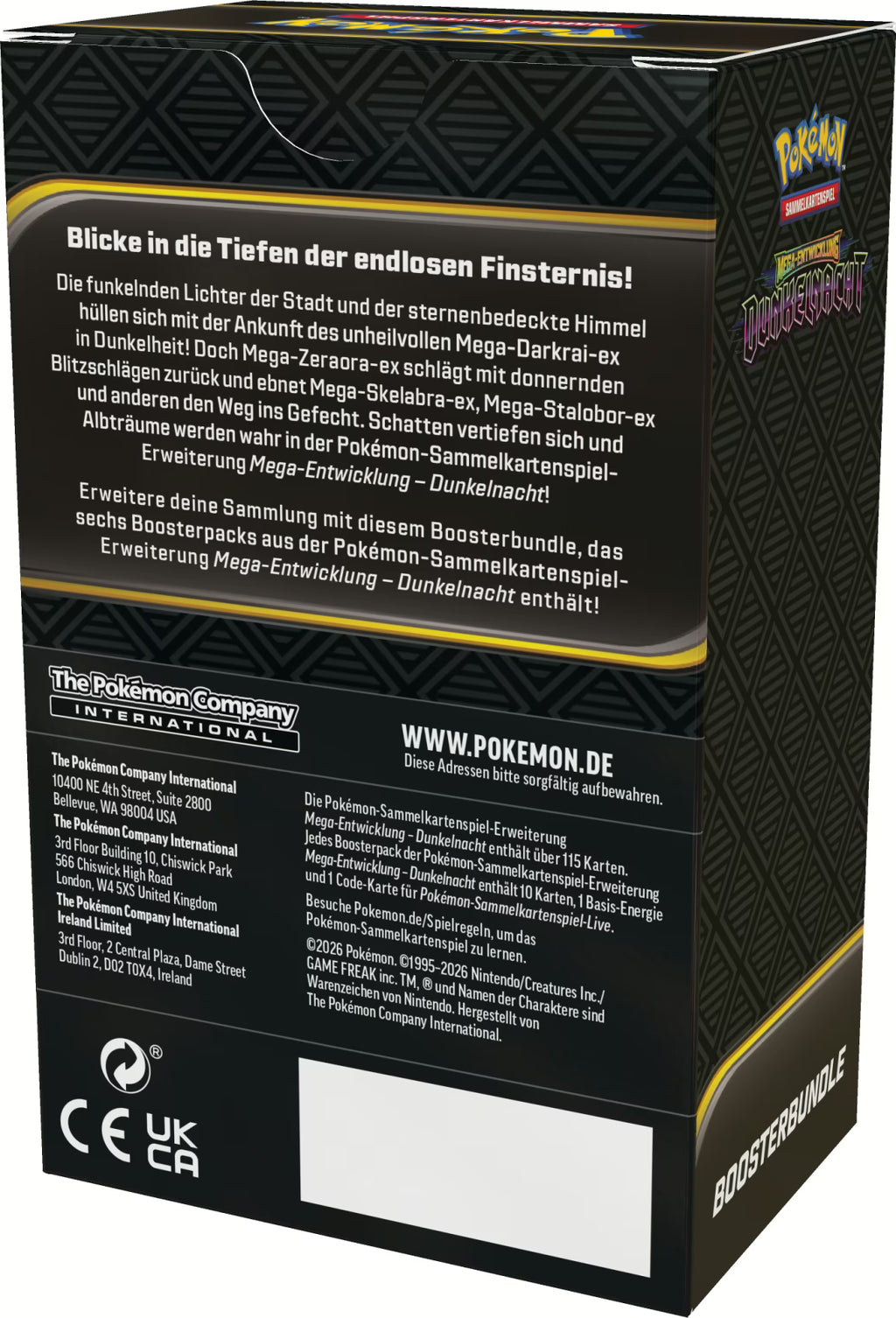 PKM ME05 Boosterbundle Dunkelnacht (EVT 17. Juli 2026)