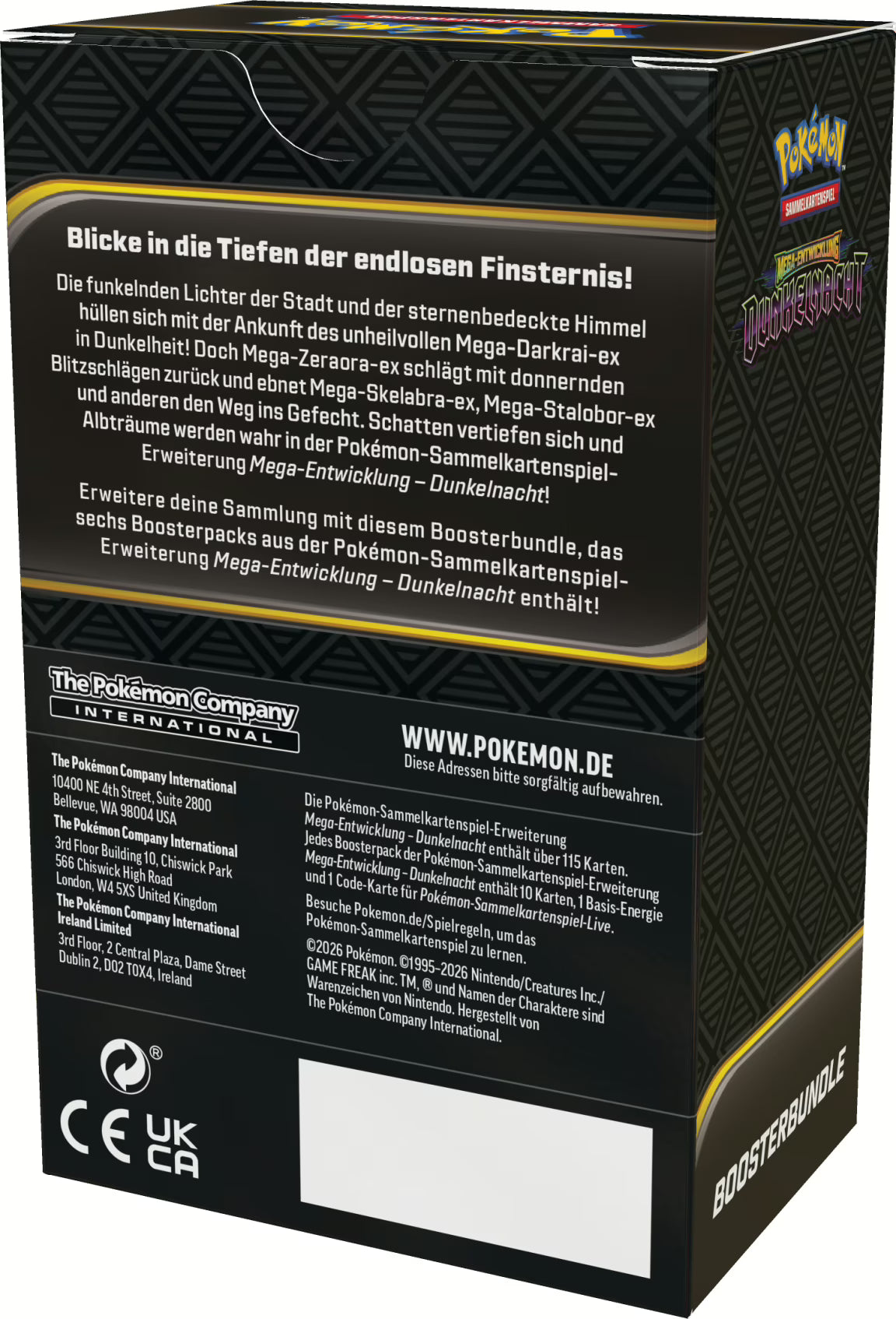 PKM ME05 Boosterbundle Dunkelnacht (EVT 17. Juli 2026)