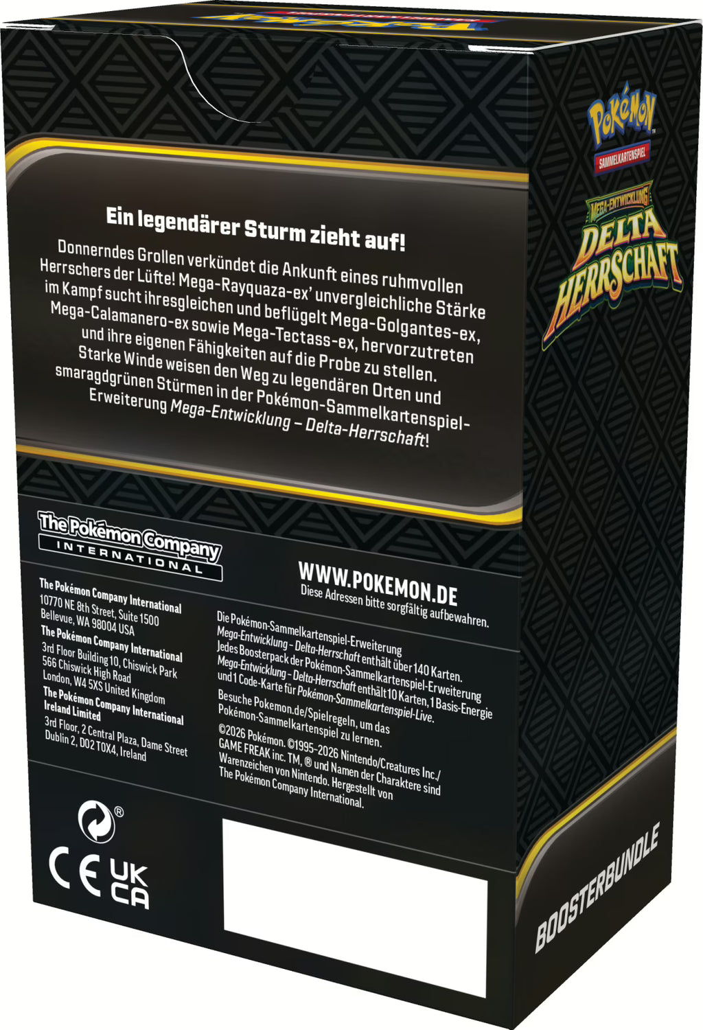 PKM ME06 Boosterbundle Mega-Entwicklung – Delta-Herrschaft  (EVT 06.11.2026)