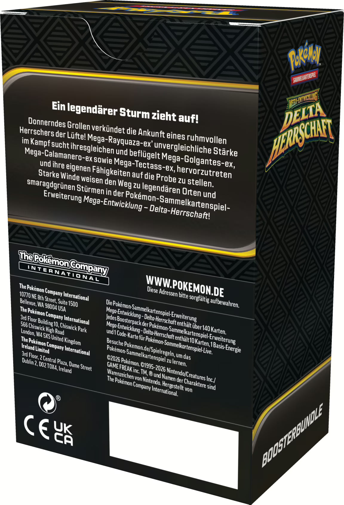 PKM ME06 Boosterbundle Mega-Entwicklung – Delta-Herrschaft  (EVT 06.11.2026)