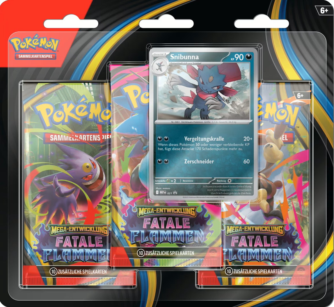 PKM 3-Pack Blister Fatale Flammen